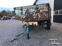 Dumptrailer  Kipper met houten opbouw