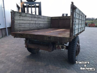 Dumptrailer  Kipper met houten opbouw