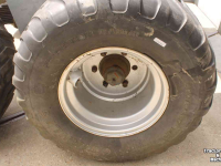 Other wheels, rims, tyres and accessories Mengele Tandem geveerd onderstel tandemstel boggie banden en wielen/velgen 500/50R17 (500/50-17)
