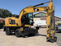 Excavator mobile Caterpillar M318F schuifblad en stempels