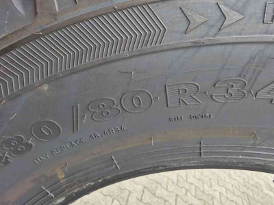 Wheels, Tyres, Rims & Dual spacers Nokian 480/80R34 en 400/80R24 TRI2 straatbanden gazonbanden