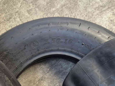 Wheels, Tyres, Rims & Dual spacers  MRL 7.50-16 3 rib voorbanden met binnenband