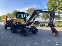 Excavator Volvo EW60 E mobiele graafmachine  kraan