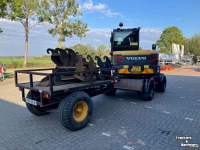 Excavator Volvo EW60 E mobiele graafmachine  kraan