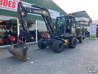 Excavator Volvo EW60 E mobiele graafmachine  kraan