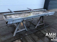 Conveyor  2350X550 MM TRANSPORTBAND VLAKKE BAND FLAT BELT CONVEYOR BELT FLACHBAND FÖRDERBAND