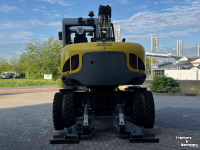 Excavator mobile Wacker Neuson EW 100 Airco Powertilt 3 Bakken Palletvork  Steunpoten