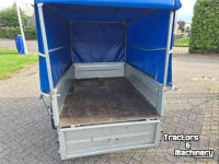 Low loader / Semi trailer  Huif aanhanger 750 kg.