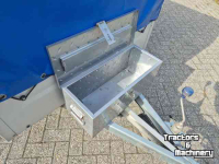 Low loader / Semi trailer  Huif aanhanger 750 kg.