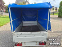 Low loader / Semi trailer  Huif aanhanger 750 kg.