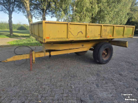 Dumptrailer Spijkstaal Kiepkar kipper 6 ton