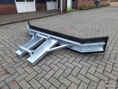 Rubber yard scraper  Heavy-Duty S60 rubberschuif 255 cm / modderschuif / wegenschuif