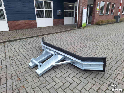 Rubber yard scraper  Heavy-Duty S60 rubberschuif 255 cm / modderschuif / wegenschuif
