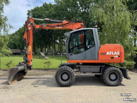 Excavator mobile Atlas TW140 Mobiele kraan