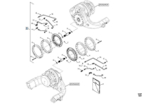 Tractor New Holland T8 verbreding smarttrax en CASE-IH Magnum  CNH Parts nr:84567678