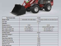 Wheelloader Heracles H220 PRO no cab, cab en elektrisch NIEUW!