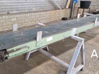 Conveyor  4150X375 MM TRANSPORTBAND VLAKKE BAND FLAT BELT CONVEYOR BELT FLACHBAND FÖRDERBAND