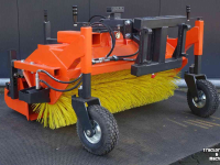 Sweeper Hofstede Veegmachine Model TOP-MT Borstel 60cm voor mini loader verreiker shovel heftruck