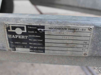 Car trailer up to 3500 Kg Hapert DL2000 tandemas aanhangwagen aanhanger tandemasser