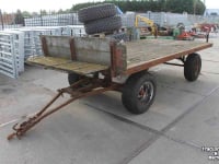 Agricultural wagon  landbouwwagen Balenwagen aanhangwagen aanhanger 4-wielige wagen kar balenkar