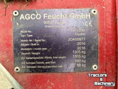 Tedder Fella TH1300 hydro