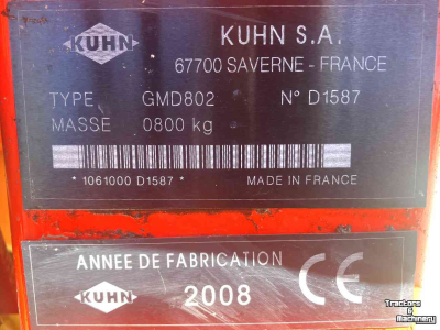 Mower Kuhn GMD 802