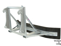 Rubber yard scraper Qmac rubberschuif 3.00 Volvo t/m L90 ZU