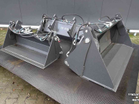 Rubber yard scraper Hofstede 4 in 1 bak schep kiep laad opschep bak