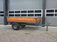Dumptrailer Nimos 4 tons kipper UK-4 bakkenwagen kraan kar