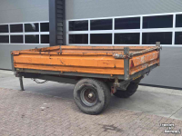 Dumptrailer Nimos 4 tons kipper UK-4 bakkenwagen kraan kar