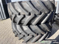 Wheels, Tyres, Rims & Dual spacers Trelleborg 600/70R30 TM900 90%