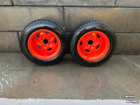 Wheels, Tyres, Rims & Dual spacers Kubota 26X12-16  Wielen - banden   tbv ZD1211 kubota
