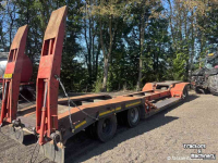 Low loader / Semi trailer  Dieplader 22 ton