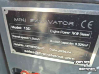 Mini-Excavator  Minigraver 1000 kg.