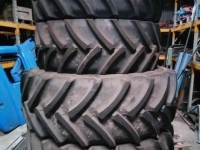 Wheels, Tyres, Rims & Dual spacers Mitas 600/65R38 + 480/65R28 AC65