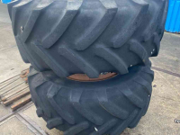 Wheels, Tyres, Rims & Dual spacers Michelin 17.5R24