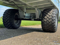 Low loader / Semi trailer VGM VGM Sierra 5 Bakkenwagen kraankar aanhanger kieper kraan bakkenkar vgm midejo