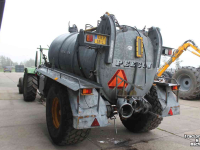 Slurry tank Peecon 5000 liter kippende giertank kiepende mesttank waterwagen zuigarm hydraulische achterwand