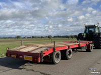 Low loader / Semi trailer Midejo Goldhofer 3- asser dieplader met oprijplanken midejo