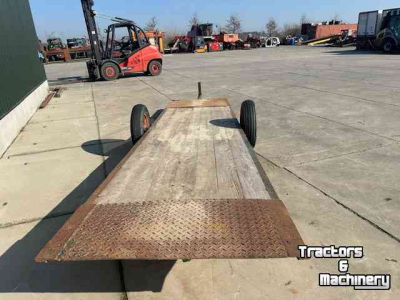 Ramp trailer  oprijkar eigenbouw