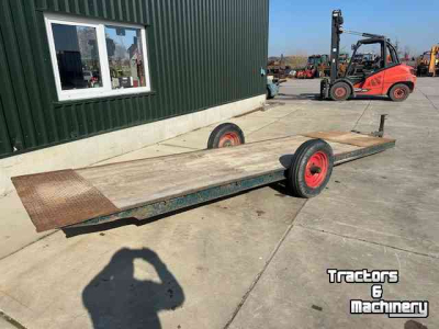 Ramp trailer  oprijkar eigenbouw