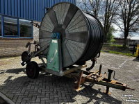 Irrigation hose reel Nettuno Regenhaspel beregingshaspel met pomp