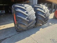Wheels, Tyres, Rims & Dual spacers Michelin 1000/50R25. 40 mm