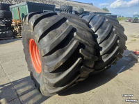 Wheels, Tyres, Rims & Dual spacers Michelin 1000/50R25. 40 mm