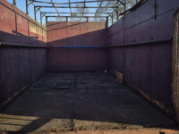 Low loader / Semi trailer  VIERWIELIGE VEEKAR