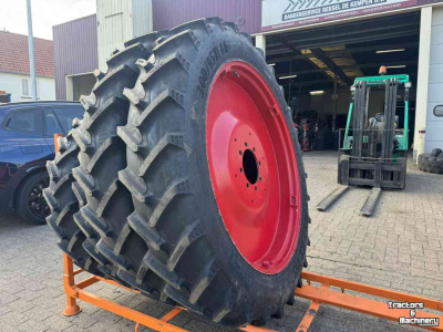 Wheels, Tyres, Rims & Dual spacers  300/95R46 & 270/95R32