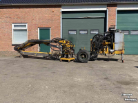Mowing arm with flailmower Bos Herder maaiarm klepelarm Mähausleger