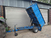 Dumptrailer Jako Tiger 20 S kipper kiepwagen kippertje kiepertje landbouwkieper landbouwkipper compact