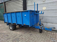 Dumptrailer Jako Tiger 20 S kipper kiepwagen kippertje kiepertje landbouwkieper landbouwkipper compact