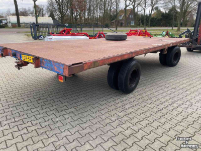 Agricultural wagon Van Der Sluis Balenwagen/ platte wagen